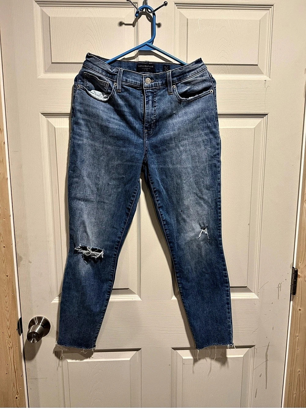 Lucky Brand Ava Skinny Ankle Jeans Skinny Jeans Blue Waist 31